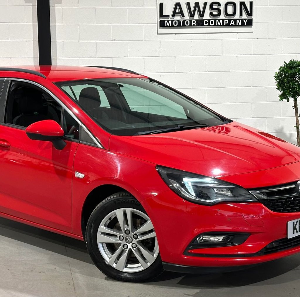 USED 2018 18 VAUXHALL ASTRA 1.0i Turbo ecoTEC Design Sports Tourer 5dr Petrol Manual Euro 6 (s/s) (105 ps) 