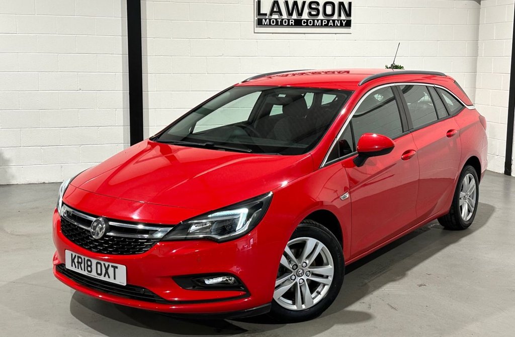 USED 2018 18 VAUXHALL ASTRA 1.0i Turbo ecoTEC Design Sports Tourer 5dr Petrol Manual Euro 6 (s/s) (105 ps) 