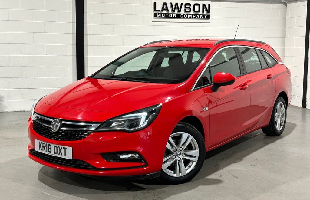 USED 2018 18 VAUXHALL ASTRA 1.0i Turbo ecoTEC Design Sports Tourer 5dr Petrol Manual Euro 6 (s/s) (105 ps) 