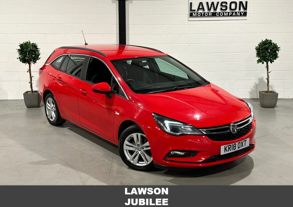 USED 2018 18 VAUXHALL ASTRA 1.0i Turbo ecoTEC Design Sports Tourer 5dr Petrol Manual Euro 6 (s/s) (105 ps) 
