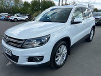 USED 2015 04 VOLKSWAGEN TIGUAN ** 2015 reg ** 2.0 Turbo Diesel (TDI), Match Edition, BlueMotion Tech, 5 Door SUV, Manual, 2WD, Euro 6.  WE CAN FINANCE ANYONE