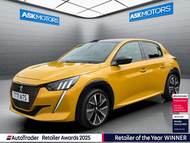2021 208 50KWH GT PREMIUM HATCHBACK 5DR ELECTRIC AUTO 136 PS SATNAV REVERSE CAMERA... photo