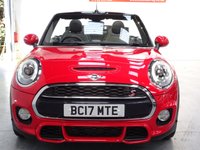 USED 2017 17 MINI CONVERTIBLE 2.0 Cooper S Convertible 2dr Petrol Auto Euro 6 (s/s) (192 ps) JCW CHILI-HTD LEATHER-CAMERA