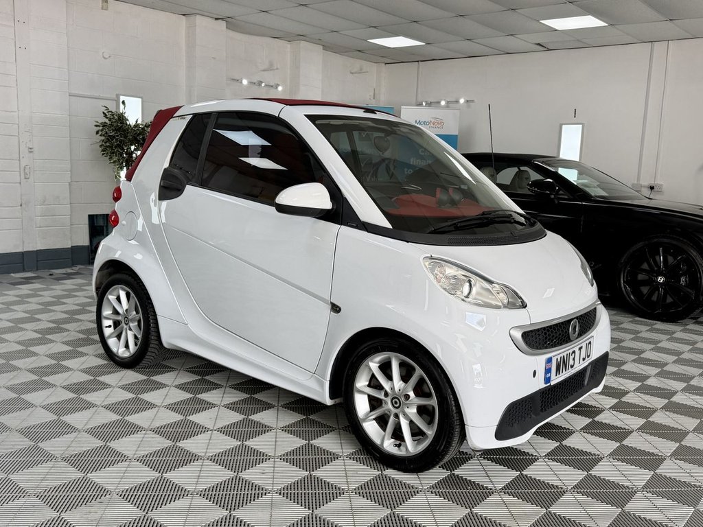 USED 2013 13 SMART FORTWO 1.0 MHD Passion Cabriolet 2dr Petrol SoftTouch Euro 5 (s/s) (71 bhp) 