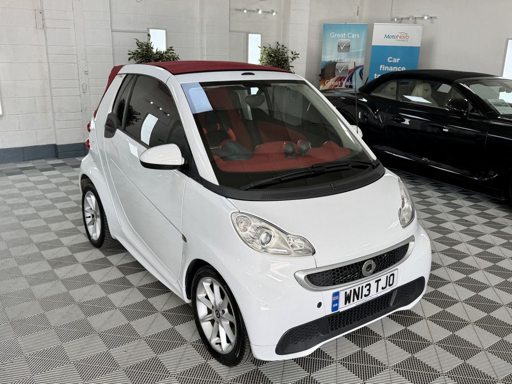 USED 2013 13 SMART FORTWO 1.0 MHD Passion Cabriolet 2dr Petrol SoftTouch Euro 5 (s/s) (71 bhp) 