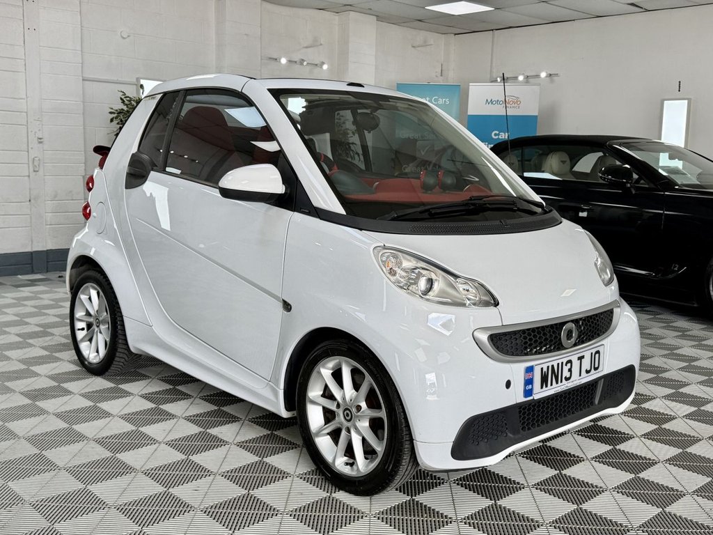 USED 2013 13 SMART FORTWO 1.0 MHD Passion Cabriolet 2dr Petrol SoftTouch Euro 5 (s/s) (71 bhp) 