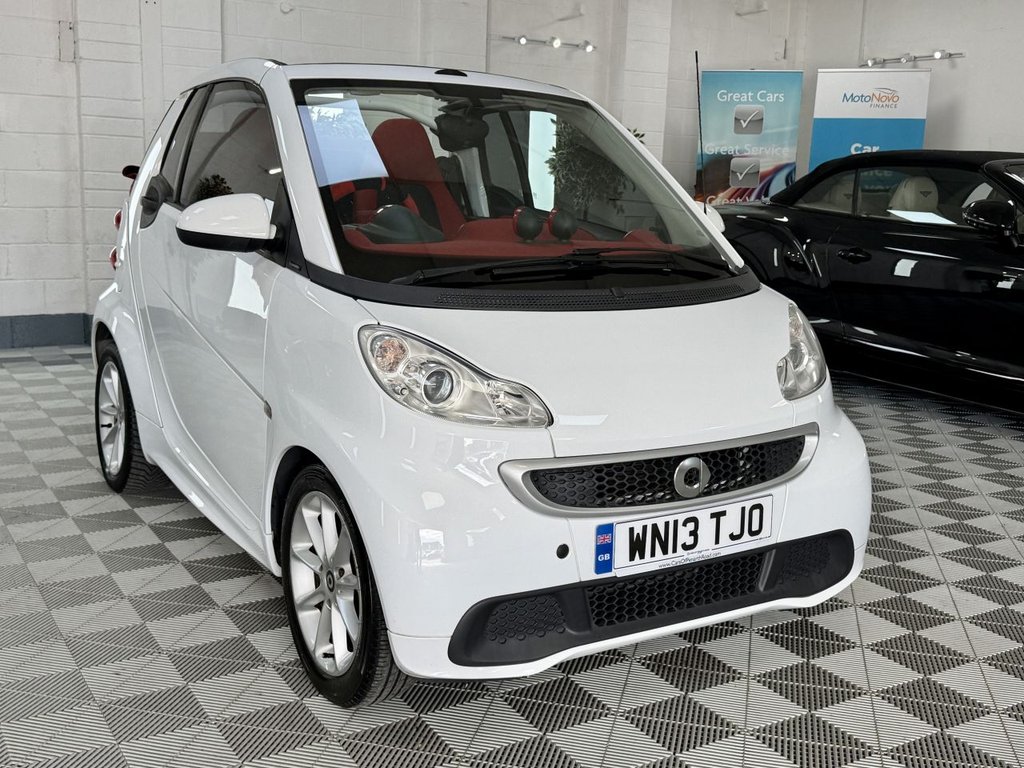 USED 2013 13 SMART FORTWO 1.0 MHD Passion Cabriolet 2dr Petrol SoftTouch Euro 5 (s/s) (71 bhp) 