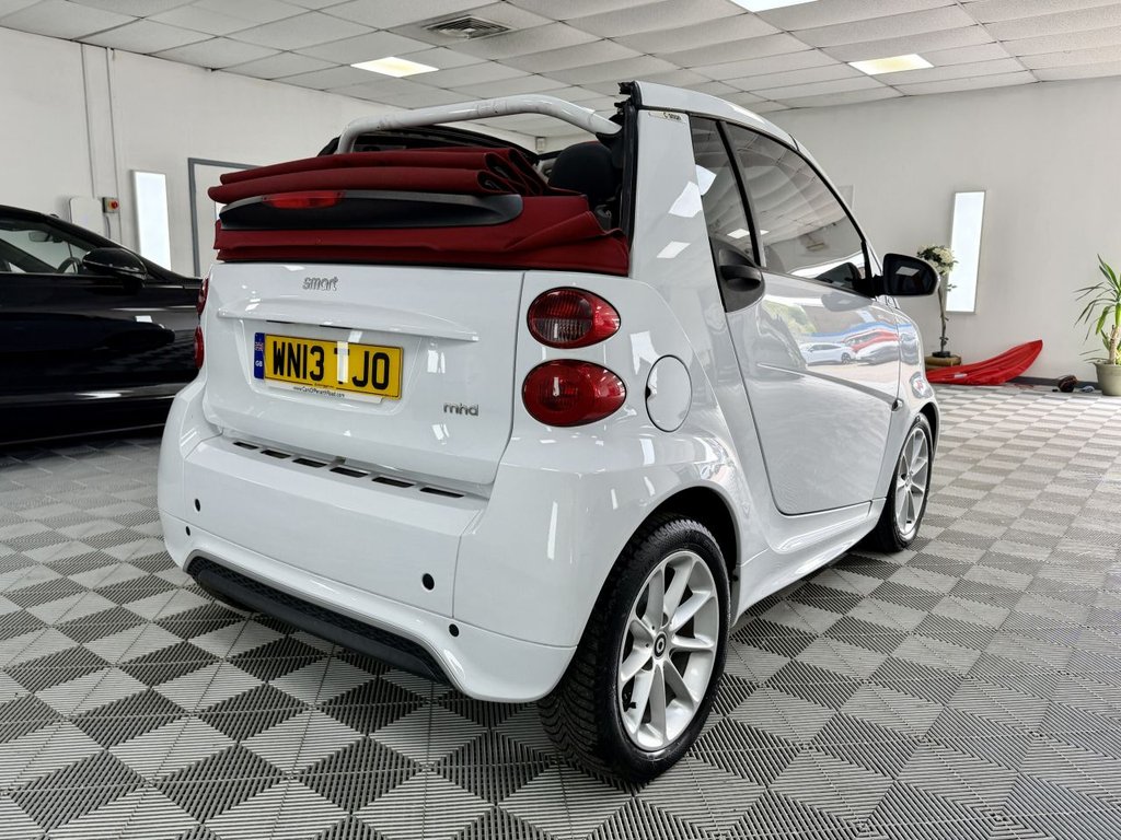USED 2013 13 SMART FORTWO 1.0 MHD Passion Cabriolet 2dr Petrol SoftTouch Euro 5 (s/s) (71 bhp) 