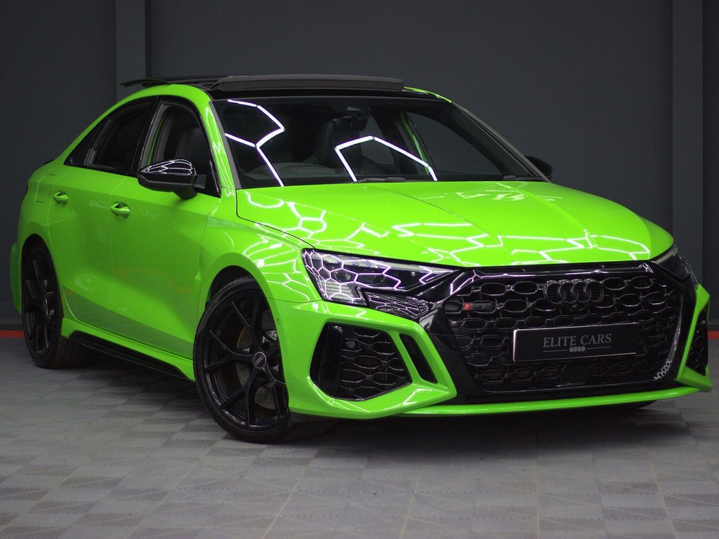 USED 2022 22 AUDI RS3 2.5 TFSI Vorsprung Saloon 4dr Petrol S Tronic quattro Euro 6 (s/s) (400 ps) 1 OWNER|VORSPRUNG|NO MODS