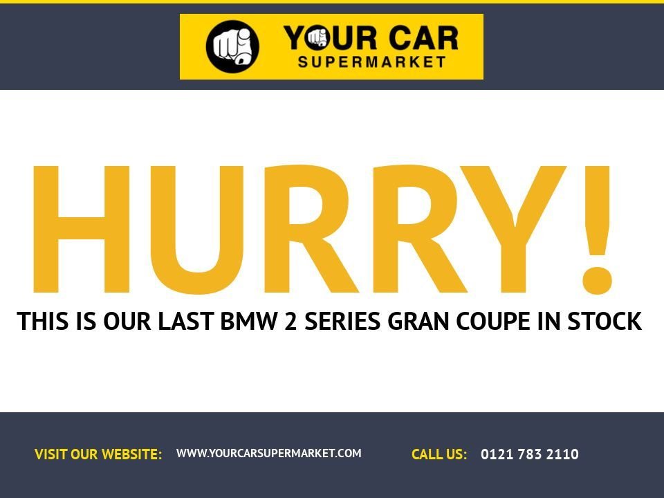 USED 2021 21 BMW 2 SERIES GRAN COUPE 1.5 218i M Sport Saloon 4dr Petrol DCT Euro 6 (s/s) (136 ps) Parking Sensors, Heated Seats