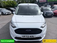 USED 2022 72 FORD TRANSIT CONNECT Grey 2.0 280 EcoBlue Trend van, 21,700 miles, Euro 6, ULEZ compliant, 6-Speed manual, Bluetooth, A/C, Front & rear sensors. Plus VAT @ 20%! This 2022 Ford Transit Connect 1.5 250 EcoBlue Limited L2 Euro 6 (s/s) 5dr boasts a single owner from new, ensuring a well cared for history. This 250 Limited variant, in its desirable Limited trim, is powered by an efficient 1.5L Diesel engine and meets Euro 6 emissions standards. It comes with a 3 month warranty for your peace of mind, and a 12 month MOT will be provided upon purchase. The vehicle was last serviced at 55,019 miles on 2025-10-08. Notable features include rear doors with 180&deg; op