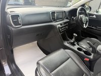 USED 2016 16 KIA SPORTAGE 1.7 CRDi 3 SUV 5dr Diesel Manual Euro 6 (s/s) (114 bhp) *** FULL BLACK LEATHER INTERIOR ***