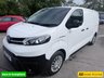 USED 2021 71 TOYOTA PROACE White 50kWh Icon electric panel van, 8,300 miles, Automatic, Touchscreen, Bluetooth, Rear sensors, Cruise control, A/C. Plus VAT @ 20%! This 2021 Toyota ProAce Icon Medium Panel Van boasts an exceptionally low mileage of just 8300 miles, having had only one owner from new. This electric automatic van, with its 50 kWh battery, offers a maximum range of 143 miles and comes with a full service history, with its last service completed on 2026-01-16 at 8098 miles. It also includes a 12 months MOT provided on purchase and a 3 months warranty for your peace of mind.  The ProAce Icon is equipped with a Pro Touch Multimedia System featur