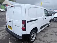 USED 2023 23 TOYOTA PROACE CITY White 1.5 BlueHDi Active panel van, 29,800 miles, Euro 6, ULEZ compliant, 6-Speed manual, Bluetooth, DAB, A/C, Touchscreen. Plus VAT @ 20%! This 2023 Toyota PROACE CITY is a standout choice, having been owned by just one careful keeper from new. This Active Short Panel Van SWB Euro 6 (s/s) 5dr model boasts a 1.5L Diesel Engine and meets Euro 6 emissions standards. It comes with a 3 month warranty for your peace of mind. Inside, you'll find practical features like Bluetooth connectivity for seamless calls and music, manual air conditioning to keep you comfortable, and auto headlights that switch on automatically when needed.  With a