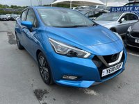 USED 2018 18 NISSAN MICRA 0.9 Petrol (IG-T), Acenta Limited Edition, 5 Door Hatchback, Manual, Euro 6. FULL 12 MONTH MOT WITH EVERY CAR