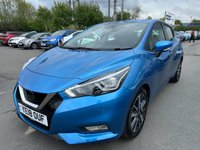 USED 2018 18 NISSAN MICRA 0.9 Petrol (IG-T), Acenta Limited Edition, 5 Door Hatchback, Manual, Euro 6. FULL 12 MONTH MOT WITH EVERY CAR