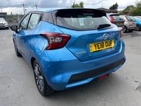 USED 2018 18 NISSAN MICRA 0.9 Petrol (IG-T), Acenta Limited Edition, 5 Door Hatchback, Manual, Euro 6. FULL 12 MONTH MOT WITH EVERY CAR