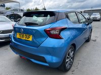 USED 2018 18 NISSAN MICRA 0.9 Petrol (IG-T), Acenta Limited Edition, 5 Door Hatchback, Manual, Euro 6. FULL 12 MONTH MOT WITH EVERY CAR