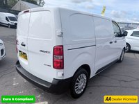USED 2021 71 TOYOTA PROACE White 50kWh Icon electric panel van, 7,800 miles, Automatic, Touchscreen, A/C, Rear sensors, Bluetooth, cruise control. Plus VAT @ 20%! Boasting exceptionally low mileage for its age, this 2021 Toyota ProAce is a standout electric van with only one owner from new.  The Icon Medium Panel Van variant, registered in 2021, features a 50 kWh battery offering a maximum range of 143 miles when new.  It benefits from a full charge at home in approximately 7 hours and 30 minutes using a 7kW charger, and can reach 80% charge in just 32 minutes at a public charging station.  This ProAce comes with a 3 month warranty and its MOT is valid un