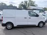 USED 2021 71 TOYOTA PROACE White 50kWh Icon electric panel van, 7,800 miles, Automatic, Touchscreen, A/C, Rear sensors, Bluetooth, cruise control. Plus VAT @ 20%! Boasting exceptionally low mileage for its age, this 2021 Toyota ProAce is a standout electric van with only one owner from new.  The Icon Medium Panel Van variant, registered in 2021, features a 50 kWh battery offering a maximum range of 143 miles when new.  It benefits from a full charge at home in approximately 7 hours and 30 minutes using a 7kW charger, and can reach 80% charge in just 32 minutes at a public charging station.  This ProAce comes with a 3 month warranty and its MOT is valid un