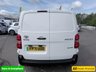 USED 2021 71 TOYOTA PROACE White 50kWh Icon electric panel van, 7,800 miles, Automatic, Touchscreen, A/C, Rear sensors, Bluetooth, cruise control. Plus VAT @ 20%! Boasting exceptionally low mileage for its age, this 2021 Toyota ProAce is a standout electric van with only one owner from new.  The Icon Medium Panel Van variant, registered in 2021, features a 50 kWh battery offering a maximum range of 143 miles when new.  It benefits from a full charge at home in approximately 7 hours and 30 minutes using a 7kW charger, and can reach 80% charge in just 32 minutes at a public charging station.  This ProAce comes with a 3 month warranty and its MOT is valid un