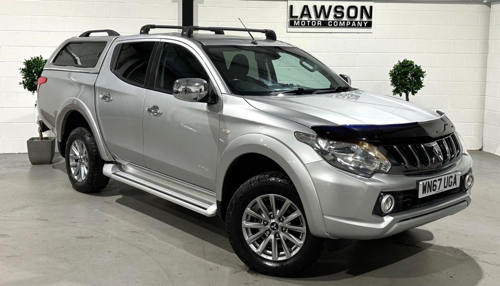 USED 2017 67 MITSUBISHI L200 2.4 DI-D DC Titan Pickup Double Cab 4dr Diesel Manual 4WD Euro 6 (178 ps) 