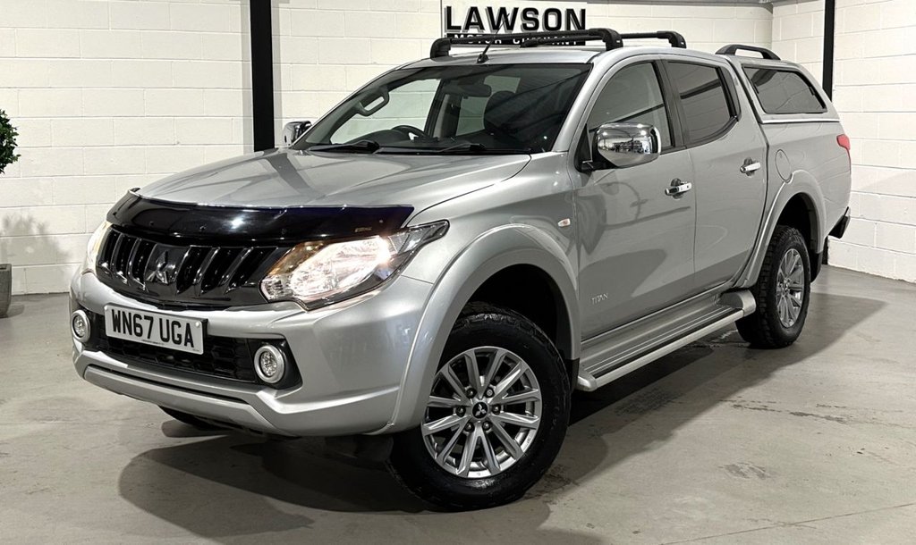 USED 2017 67 MITSUBISHI L200 2.4 DI-D DC Titan Pickup Double Cab 4dr Diesel Manual 4WD Euro 6 (178 ps) 