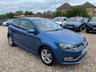 USED 2017 67 VOLKSWAGEN POLO 1.2 TSI Match Edition Hatchback 3dr Petrol Manual Euro 6 (s/s) (90 ps) 46,396 MILES+LONG MOT UNTIL 04.03.2027+COMPOSITION MEDIA SYSTEM+AIR-CONDITIONING+AUTOMATIC DUSK SENSING HEADLIGHTS+RAIN-SENSING WINDSCREEN WIPERS+FRONT & REAR PARKING ASSISTANCE+'BLUE SILK' PAINT+15 INCH ALLOY WHEELS.