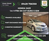 USED 2015 65 HONDA JAZZ 1.4 i-VTEC EX CVT Euro 5 5dr Serviced+MOTd+3 Month Warranty
