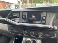 USED 2021 21 VOLKSWAGEN TRANSPORTER 2.0 TDI T32 LWB HIGH ROOF (110 bhp) WITH AIR CON IN ASCOT GREY 74K MILES 6 MONTHS WARRANTY, FULL MOT, JUST SERVICED