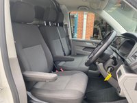USED 2021 21 VOLKSWAGEN TRANSPORTER 2.0 TDI T32 LWB HIGH ROOF (110 bhp) WITH AIR CON IN ASCOT GREY 74K MILES 6 MONTHS WARRANTY, FULL MOT, JUST SERVICED
