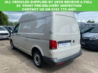 USED 2021 21 VOLKSWAGEN TRANSPORTER 2.0 TDI T32 LWB HIGH ROOF (110 bhp) WITH AIR CON IN ASCOT GREY 74K MILES 6 MONTHS WARRANTY, FULL MOT, JUST SERVICED