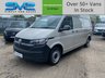 USED 2021 21 VOLKSWAGEN TRANSPORTER 2.0 TDI T32 LWB HIGH ROOF (110 bhp) WITH AIR CON IN ASCOT GREY 74K MILES 6 MONTHS WARRANTY, FULL MOT, JUST SERVICED