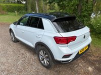 USED 2018 68 VOLKSWAGEN T-ROC 1.5 TSI EVO DESIGN NAV SUV 5 DOOR *APPLE CAR PLAY*ADAPTIVE CRUISE CONTROL*HEATED SEATS*SAT NAV*DAB*DUAL ZONE CLIMATE CONTROL*FRONT AND REAR PARKING SENSORS WITH VISUAL DISPLAY*ALLOY WHEELS*PRIVACY GLASS*REAR SPOILER*ELECTRIC FOLDING DOOR MIRRORS*ELECTRICALLY OPENING TAILGATE*GLOSS BLACK DOOR MIRRORS*GLOSS BLACK ROOF*FANTASTIC SERVICE HISTORY ALL WITH VOLKSWAGEN*8 SERVICES*CAM BELT REPLACED JULY 2024*