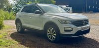 USED 2018 68 VOLKSWAGEN T-ROC 1.5 TSI EVO DESIGN NAV SUV 5 DOOR *APPLE CAR PLAY*ADAPTIVE CRUISE CONTROL*HEATED SEATS*SAT NAV*DAB*DUAL ZONE CLIMATE CONTROL*FRONT AND REAR PARKING SENSORS WITH VISUAL DISPLAY*ALLOY WHEELS*PRIVACY GLASS*REAR SPOILER*ELECTRIC FOLDING DOOR MIRRORS*ELECTRICALLY OPENING TAILGATE*GLOSS BLACK DOOR MIRRORS*GLOSS BLACK ROOF*FANTASTIC SERVICE HISTORY ALL WITH VOLKSWAGEN*8 SERVICES*CAM BELT REPLACED JULY 2024*