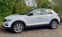 USED 2018 68 VOLKSWAGEN T-ROC 1.5 TSI EVO DESIGN NAV SUV 5 DOOR *APPLE CAR PLAY*ADAPTIVE CRUISE CONTROL*HEATED SEATS*SAT NAV*DAB*DUAL ZONE CLIMATE CONTROL*FRONT AND REAR PARKING SENSORS WITH VISUAL DISPLAY*ALLOY WHEELS*PRIVACY GLASS*REAR SPOILER*ELECTRIC FOLDING DOOR MIRRORS*ELECTRICALLY OPENING TAILGATE*GLOSS BLACK DOOR MIRRORS*GLOSS BLACK ROOF*FANTASTIC SERVICE HISTORY ALL WITH VOLKSWAGEN*8 SERVICES*CAM BELT REPLACED JULY 2024*