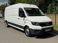 USED 2021 71 MAN TGE 2.0 BiTurbo 5180d EURO 6 177BHP 5TONNE L4 XLWB H2 HIGH ROOF PANEL VAN (TWIN WHEELS) A/C+CRUISE+TWIN WHEELS+5 TONNE