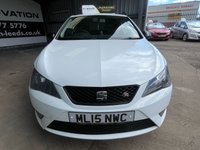 USED 2015 15 SEAT IBIZA 1.4 TSI ACT FR Black Sport Coupe 3dr Petrol Manual Euro 5 (s/s) (140 ps) SERVICED @77K SAT NAV GREAT 1ST CAR