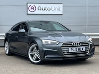 USED 2017 AUDI A5 2.0 TDI ultra S line Sportback 5dr Diesel S Tronic Euro 6 (s/s) (190 ps) 1 OWNER +  B & O SOUND SYSTEM