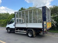 USED 2020 20 IVECO DAILY 3.0D HPI 70C18 180BHP AUTOMATIC 3450 L2 MWB CAGED TIPPER WITH TAILLIFT CAGED SIDES+AUTO+TAILLIFT+EU 6