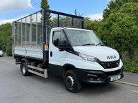 USED 2020 20 IVECO DAILY 3.0D HPI 70C18 180BHP AUTOMATIC 3450 L2 MWB CAGED TIPPER WITH TAILLIFT CAGED SIDES+AUTO+TAILLIFT+EU 6