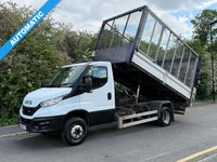 USED 2020 20 IVECO DAILY 3.0D HPI 70C18 180BHP AUTOMATIC 3450 L2 MWB CAGED TIPPER WITH TAILLIFT CAGED SIDES+AUTO+TAILLIFT+EU 6