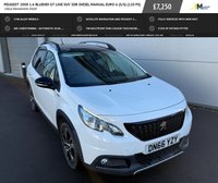 USED 2016 66 PEUGEOT 2008 1.6 BlueHDi GT Line SUV 5dr Diesel Manual Euro 6 (s/s) (120 ps) CIELO PANARAMIC ROOF