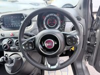 USED 2023 23 FIAT 500 Grey 1.0 MHEV hatchback, 41,649 miles, Euro 6, ULEZ compliant, 6-speed manual, 15in alloys, 7in touchscreen, CarPlay/Android Auto, sunroof. This 2023 Fiat 500 is a superb example, having had only one owner since new. It features a responsive 1.0 litre petrol engine, meeting the Euro 6 emission standards. Inside, you'll find a 7in HD touchscreen radio complete with Bluetooth, USB connectivity, and DAB digital radio, ensuring your entertainment and communication needs are met. The car also benefits from rain and dusk sensors that automatically activate the headlights, a fixed sunroof offering a bright cabin, and air conditioning for y