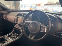 USED 2018 18 JAGUAR XE 2.0i R-Sport Saloon 4dr Petrol Auto Euro 6 (s/s) (200 ps)+2 KEYS+1 OWNER FROM NEW+FSH+FULL LEATHER HEATED SEATS+PRIVACY+PARK CONTROL+NAV WITH SD CARD+CLIMATE+CRUISE+19