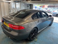 USED 2018 18 JAGUAR XE 2.0i R-Sport Saloon 4dr Petrol Auto Euro 6 (s/s) (200 ps)+2 KEYS+1 OWNER FROM NEW+FSH+FULL LEATHER HEATED SEATS+PRIVACY+PARK CONTROL+NAV WITH SD CARD+CLIMATE+CRUISE+19