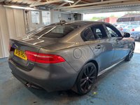 USED 2018 18 JAGUAR XE 2.0i R-Sport Saloon 4dr Petrol Auto Euro 6 (s/s) (200 ps)+2 KEYS+1 OWNER FROM NEW+FSH+FULL LEATHER HEATED SEATS+PRIVACY+PARK CONTROL+NAV WITH SD CARD+CLIMATE+CRUISE+19