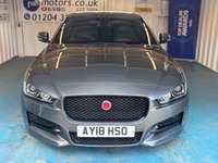 USED 2018 18 JAGUAR XE 2.0i R-Sport Saloon 4dr Petrol Auto Euro 6 (s/s) (200 ps)+2 KEYS+1 OWNER FROM NEW+FSH+FULL LEATHER HEATED SEATS+PRIVACY+PARK CONTROL+NAV WITH SD CARD+CLIMATE+CRUISE+19
