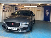 USED 2018 18 JAGUAR XE 2.0i R-Sport Saloon 4dr Petrol Auto Euro 6 (s/s) (200 ps)+2 KEYS+1 OWNER FROM NEW+FSH+FULL LEATHER HEATED SEATS+PRIVACY+PARK CONTROL+NAV WITH SD CARD+CLIMATE+CRUISE+19
