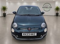 USED 2023 23 FIAT 500 Blue 1.0 MHEV hatchback, 36,372 miles, Euro 6, ULEZ compliant, 6-speed manual, 15in alloys, 7in touchscreen, CarPlay/Android Auto, sunroof. This 2023 Fiat 500 is a superb example, having had only one owner from new. It is powered by an efficient 1.0 litre petrol engine, meeting Euro 6 emissions standards. This model comes equipped with a fixed sunroof, offering a bright and airy cabin experience. Inside, you'll find a 7 inch HD touchscreen radio complete with Bluetooth, USB connectivity, and DAB digital radio. For your comfort, it features air conditioning, and seamless integration with your smartphone is provided through Apple CarP